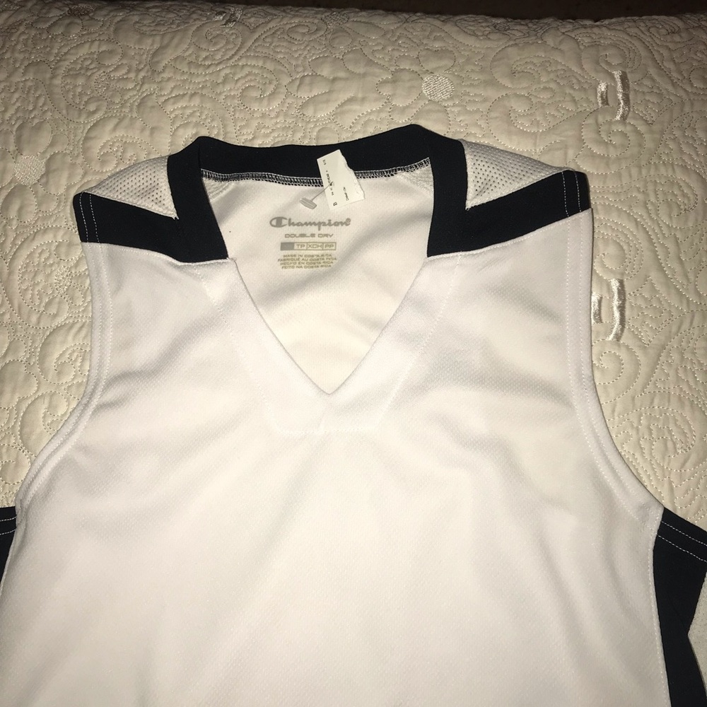 Women’s champion black and white tank top XS